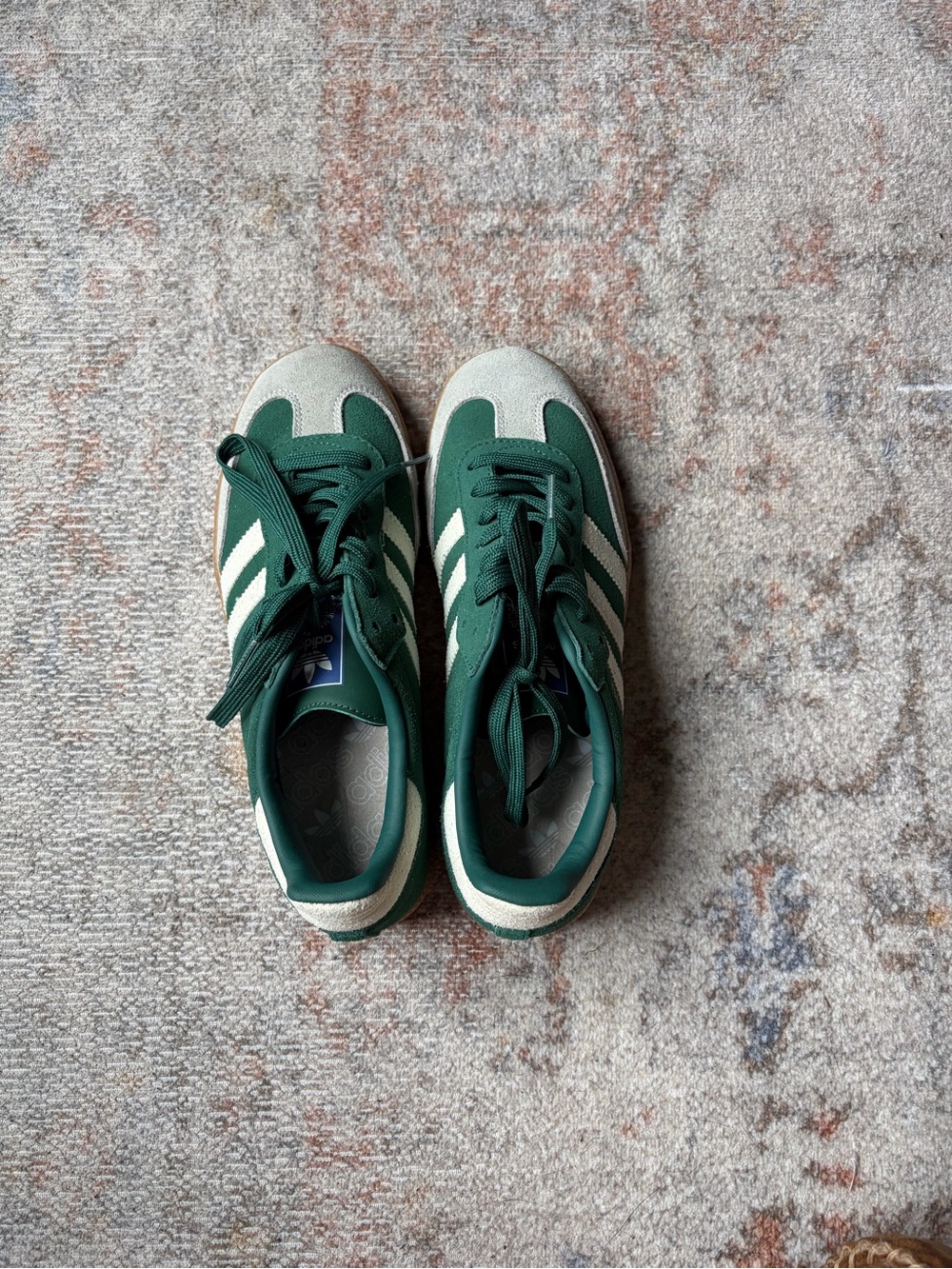 adidas Samba OG shoes in green, men’s 7 | worn once